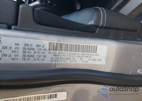 2018 Jeep Grand Cherokee Trackhawk 4X4 из США, поврежденный, VIN 1C4RJFN9XJC224004